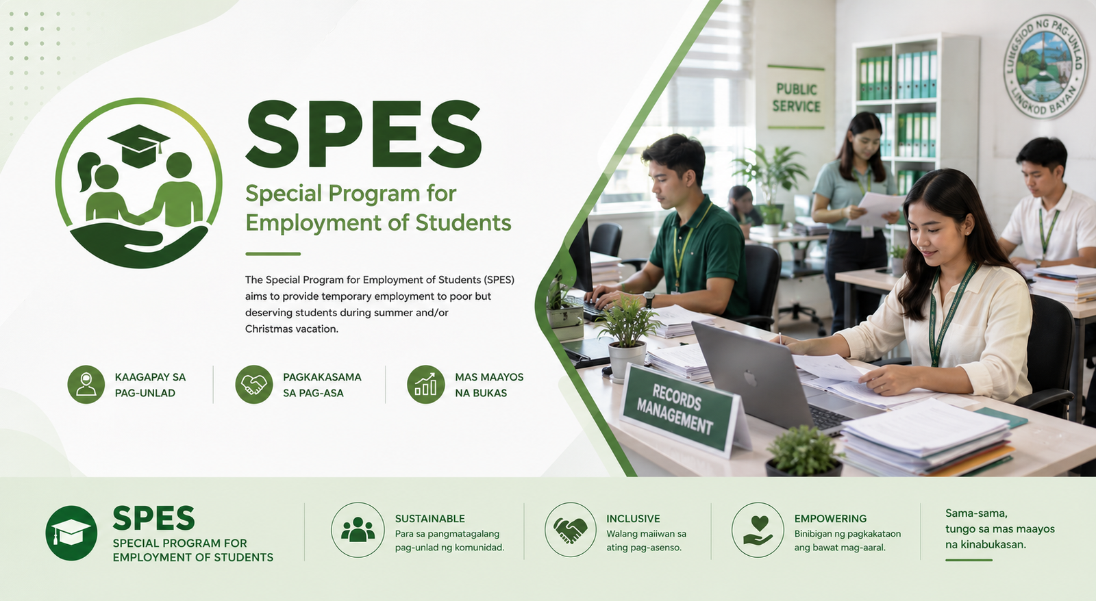 SPES program poster